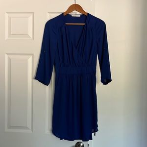 Blue flowy dress. Size small